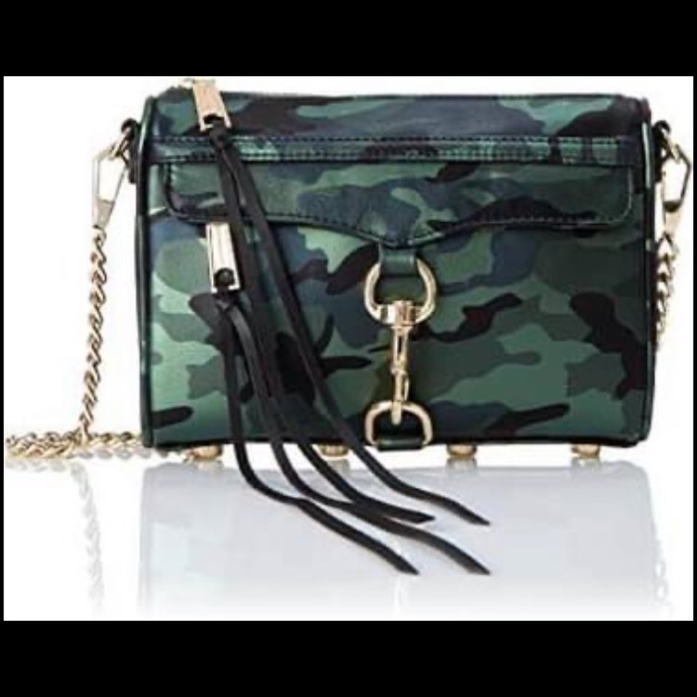 Rebecca Minkoff camo mini Mac purse